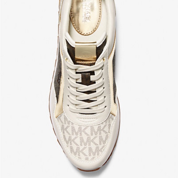 Michael Kors Shoes - Maddy Two-Tone Logo Trainer NEW WITH BOX!!! - Picture 2 of 7